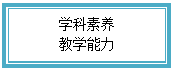 文本框: 学科素养教学能力